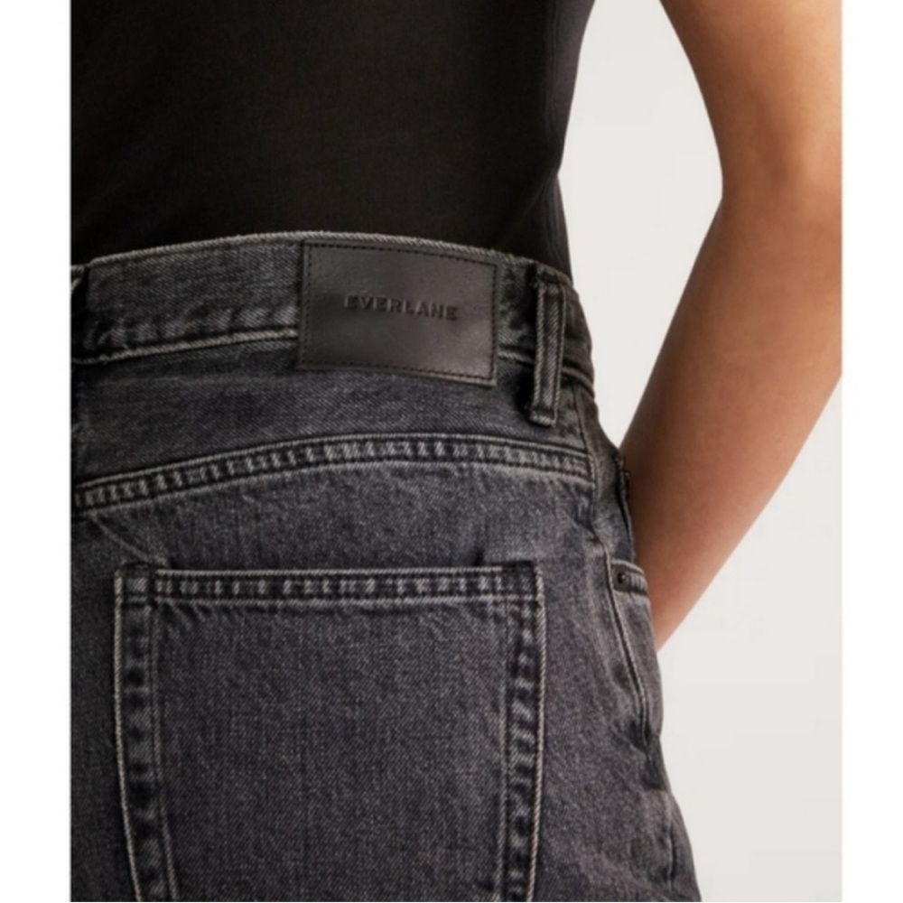 Everlane The 90s Cheeky Jean Organic Cotton Black Button Fly - Picture 16 of 16